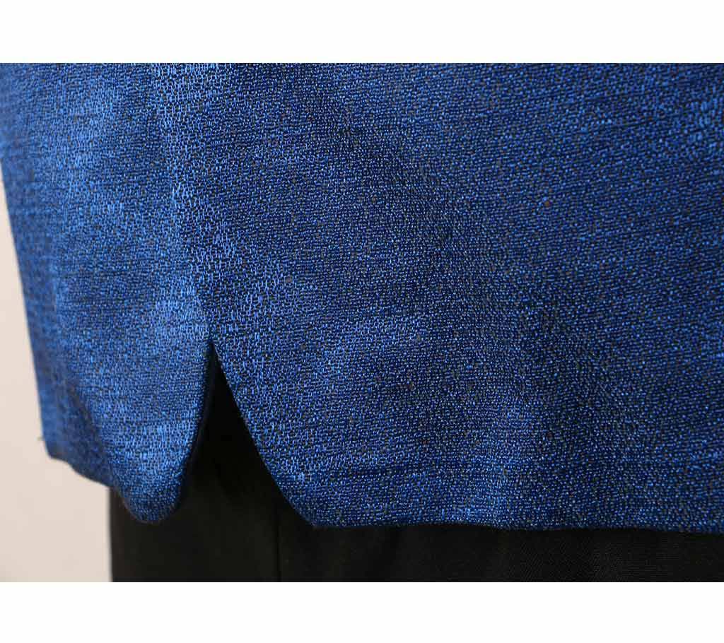 Blue synthetic koti for men 