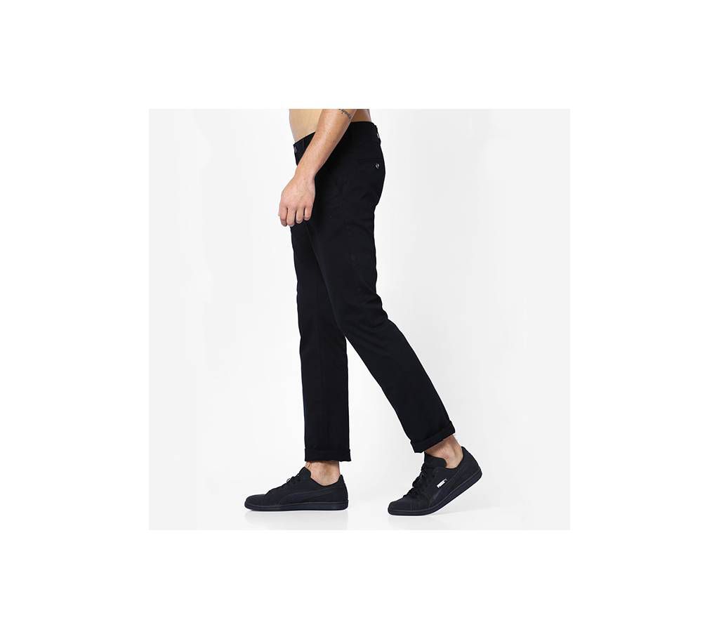 Black Color Slim Fit Chino Pant for Men's (Gavading)