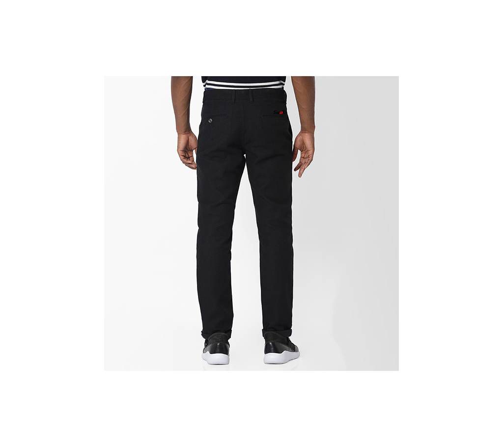 Black Color Slim Fit Chino Pant for Men's (Gavading)