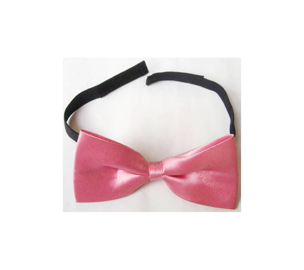 Bow Tie Pink Silky Polyester