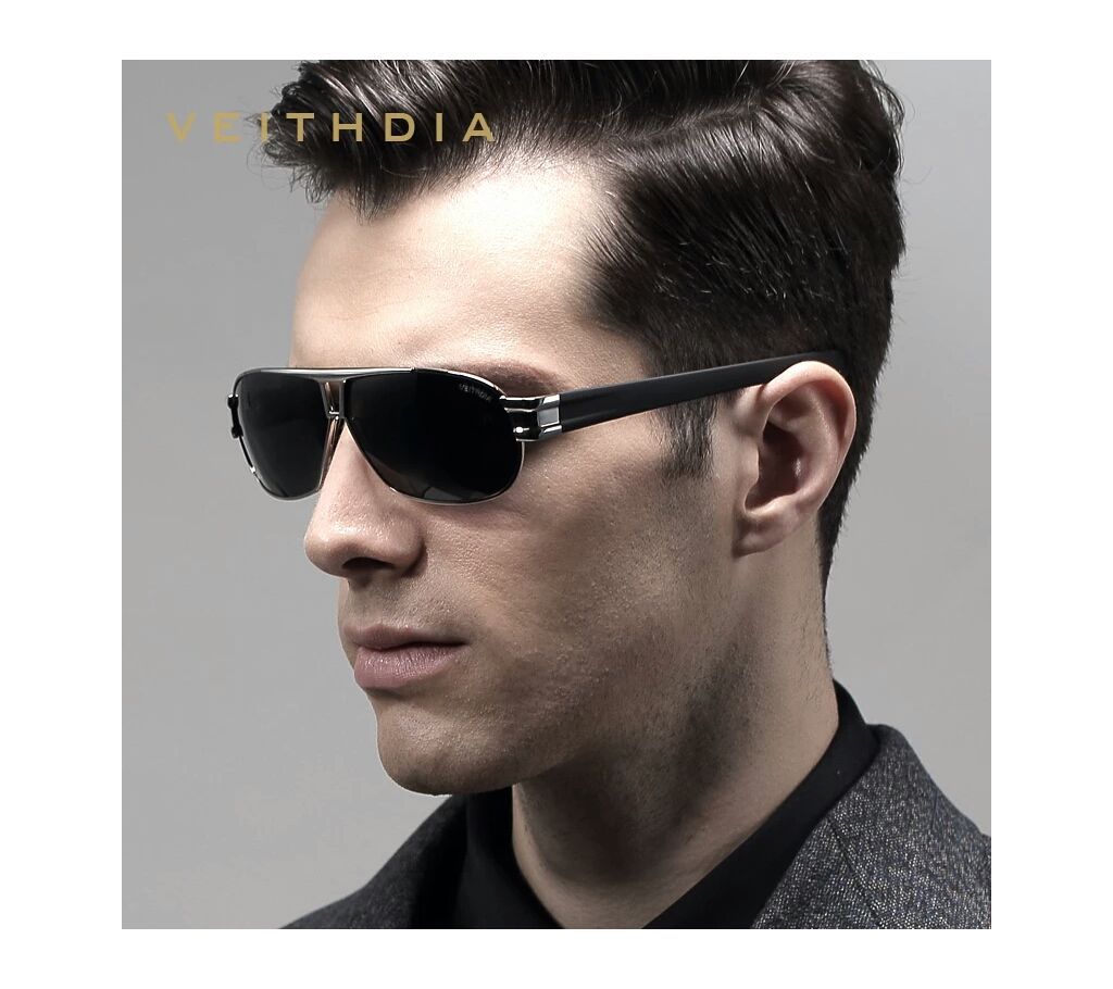 VEITHDIA Brand Designer Mens Polarized Sunglasses