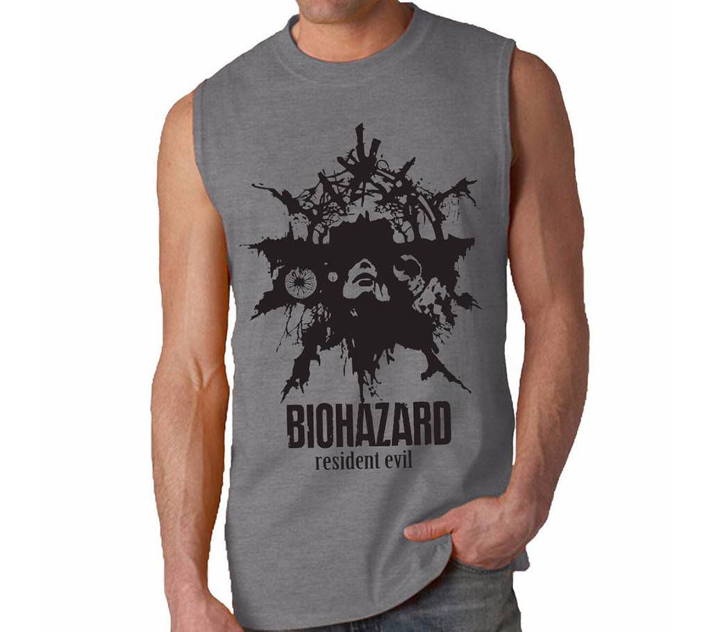 Resident Evil Biohazard sleeveless t-shirt 