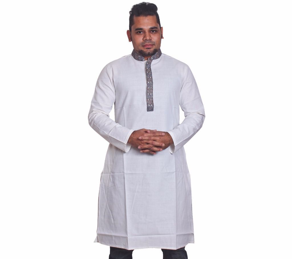 Indian Cotton Semi Long Punjabi