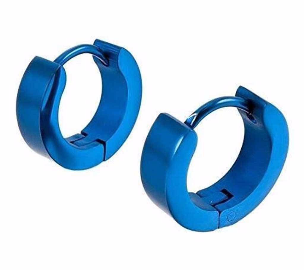 Multicoloured Metallic Plug Earrings