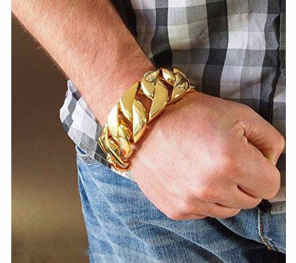 Stainless Steel Gold Bracelet For Men