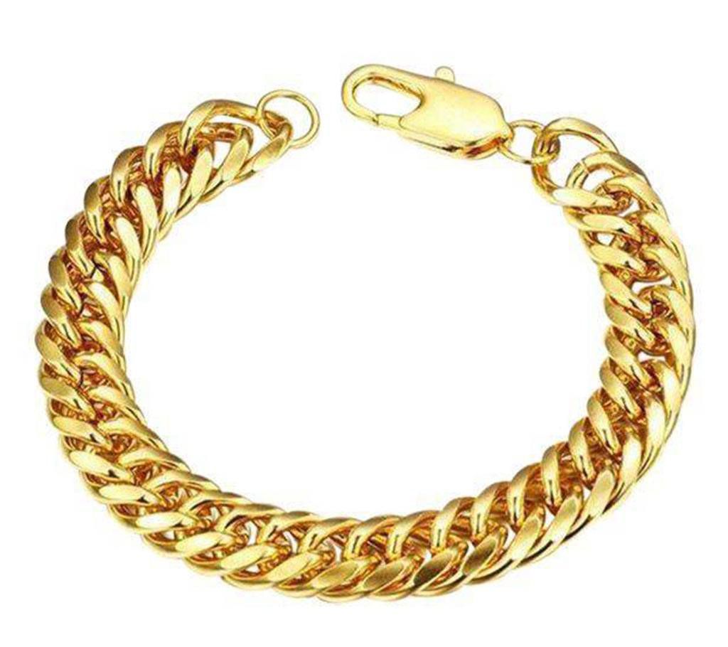 Golden Gold Platted Bracelet For Men