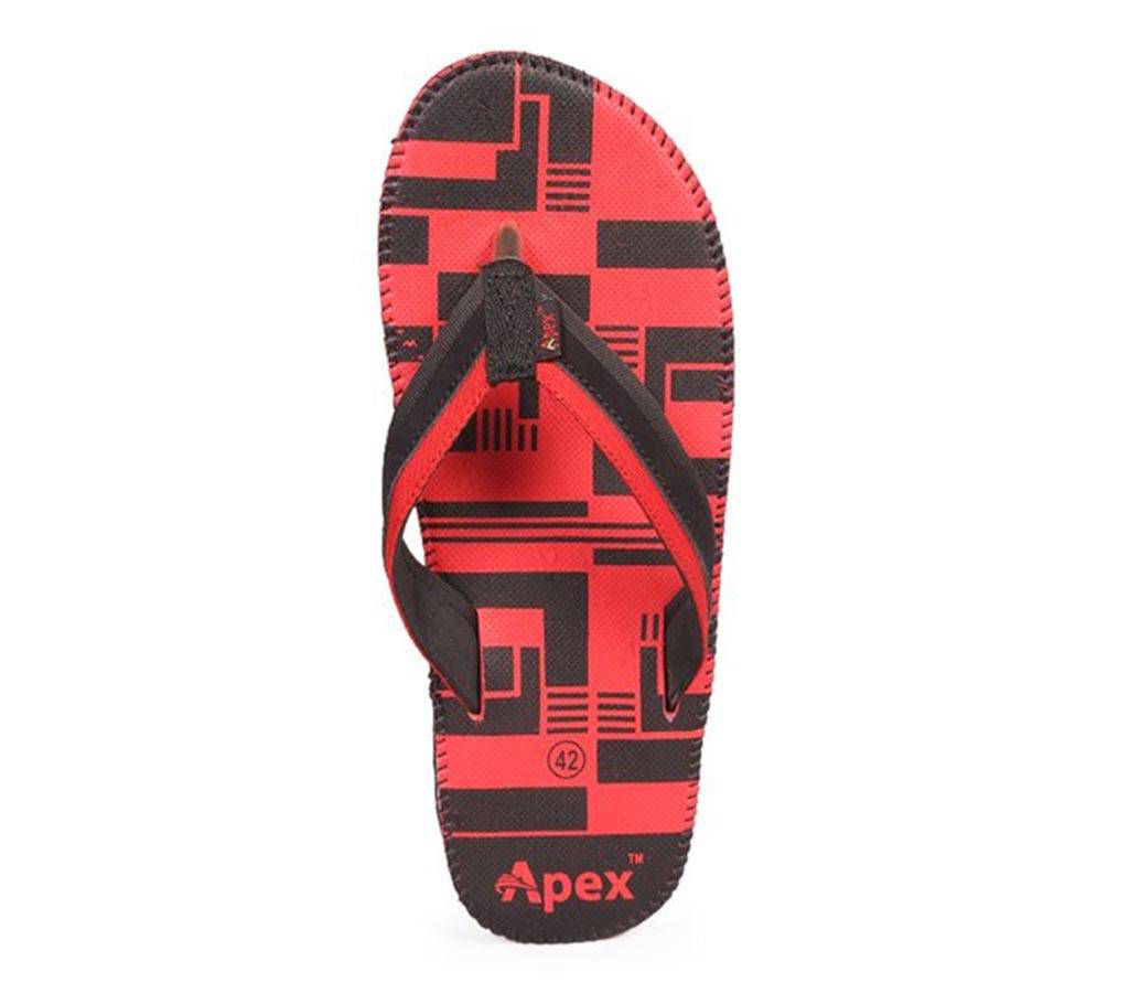 Apex Men's Black & Red Beige Sandal

