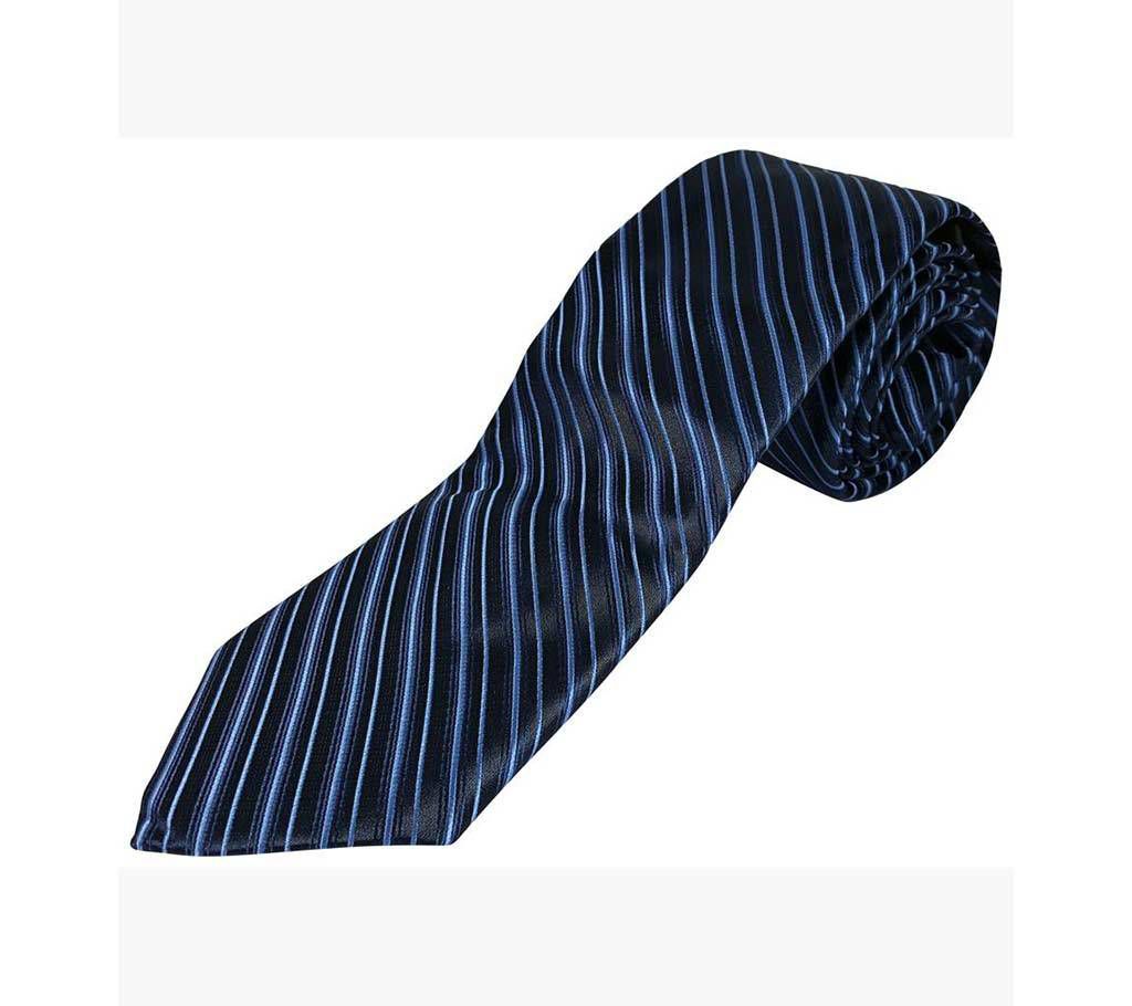 Official Blue stripe silk tie 