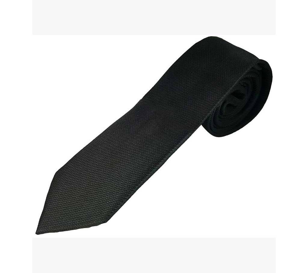 Official black silk tie 