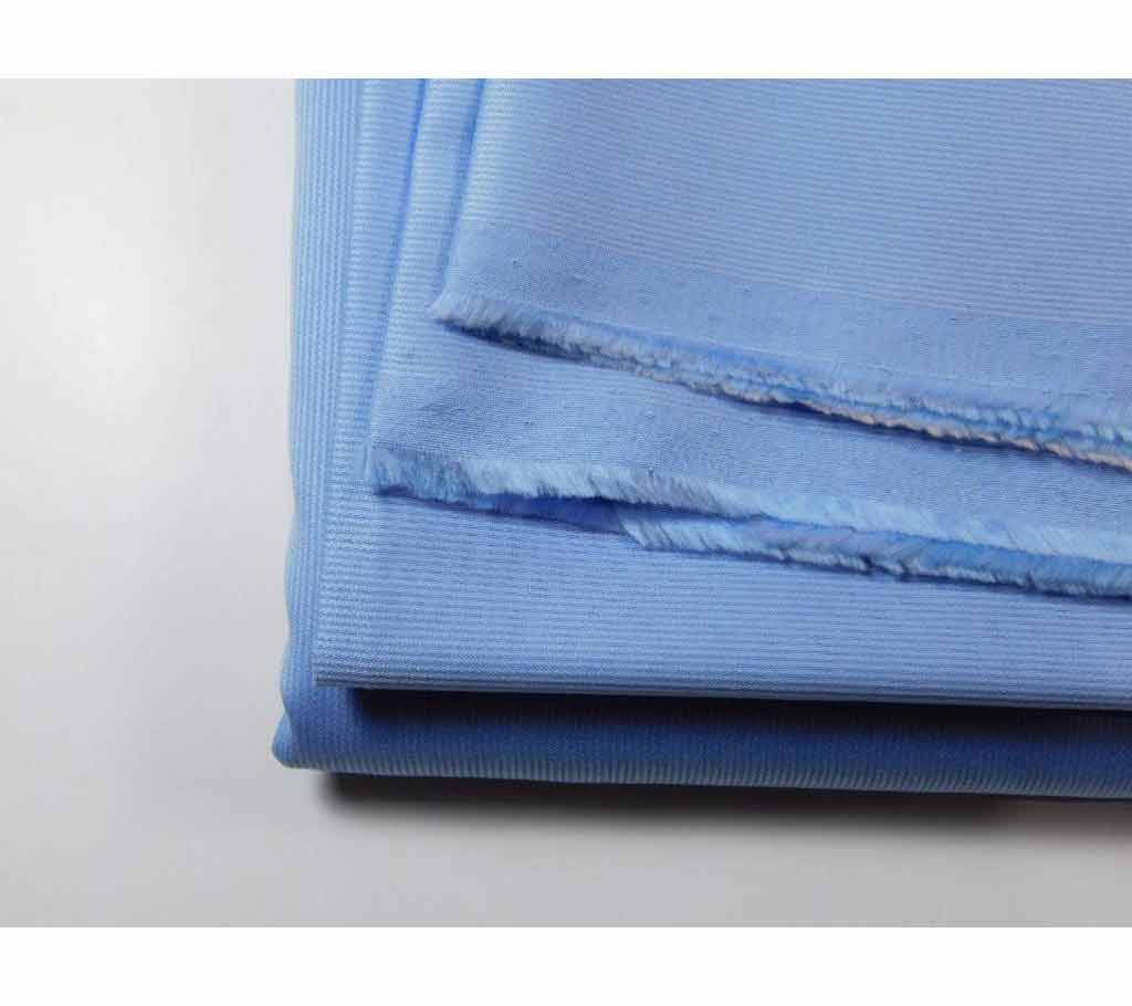 100% Cotton Sky Blue Shirt Fabrics