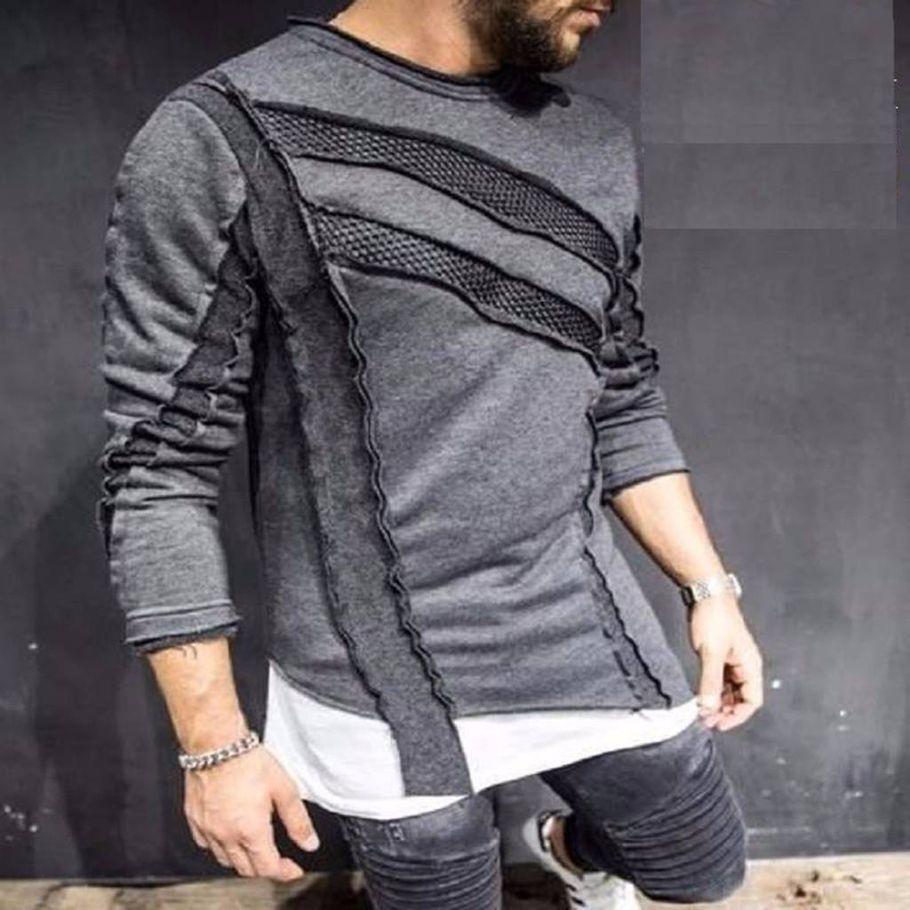 Full Sleeve Gents Casual T-Shirt
