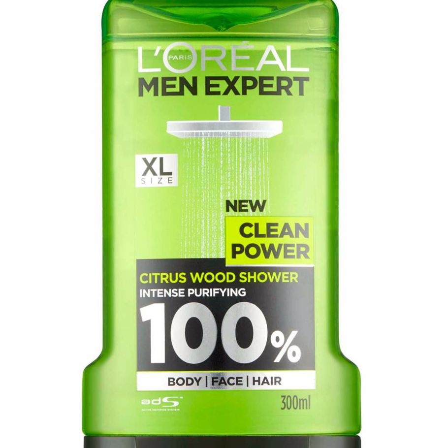 L'Oreal Man Expert Clean Power Shower