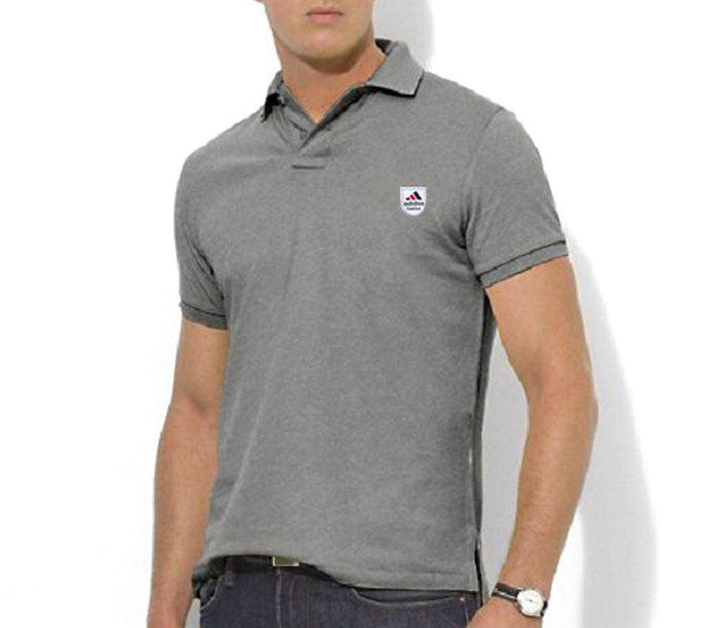 Men's Grey color Polo Shirt