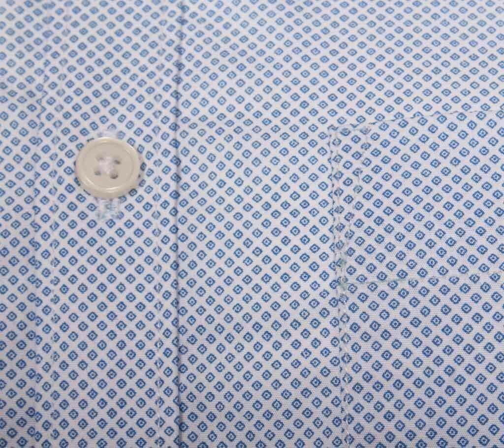 Menz full sleeve dot printed shirt