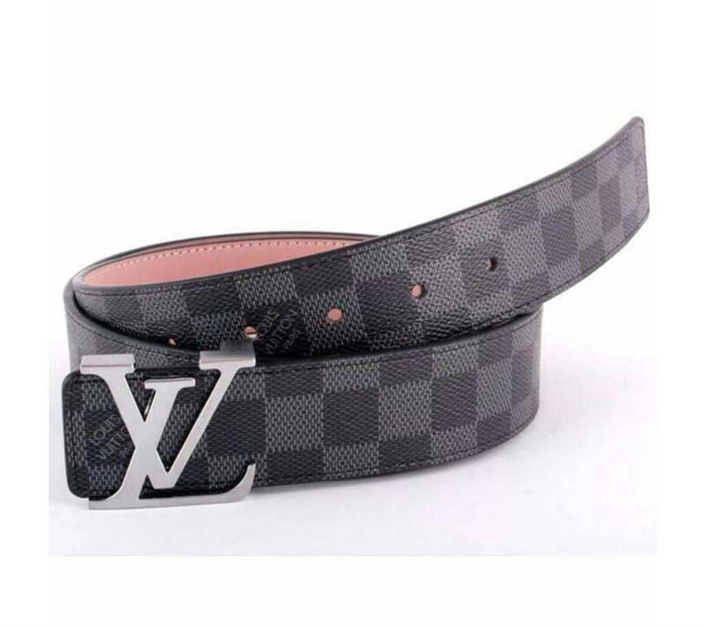 mens leather formal belt 