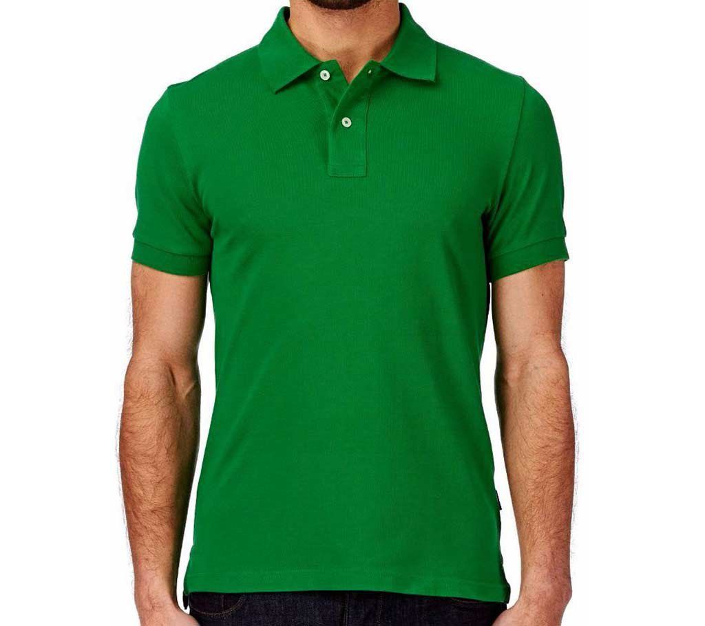 Pique Polo Shirt For Gents (Green)