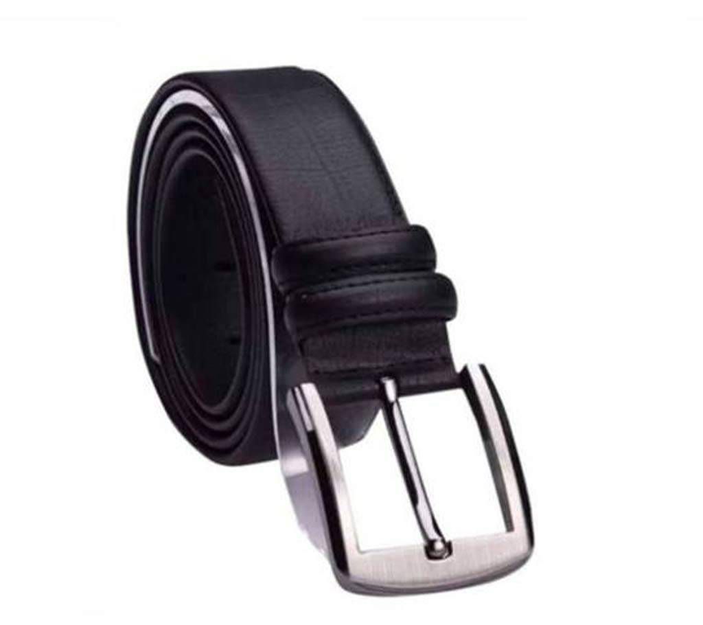 Formal Leather Belt For Men - Black