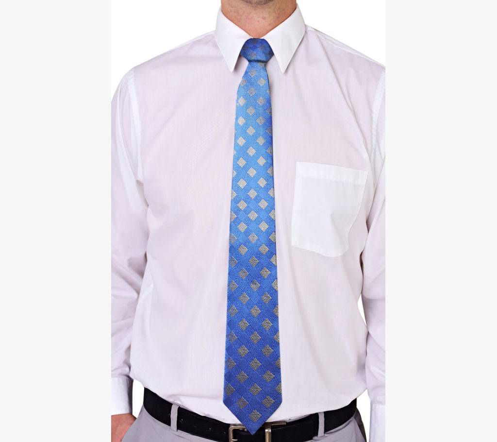 Elegant Blue Silk Tie - 190TIE