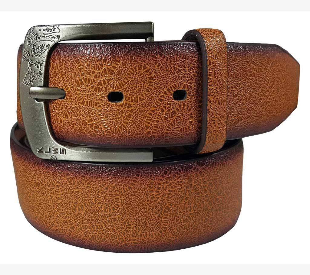 Dark Brown Genuine Lather Belt for Men