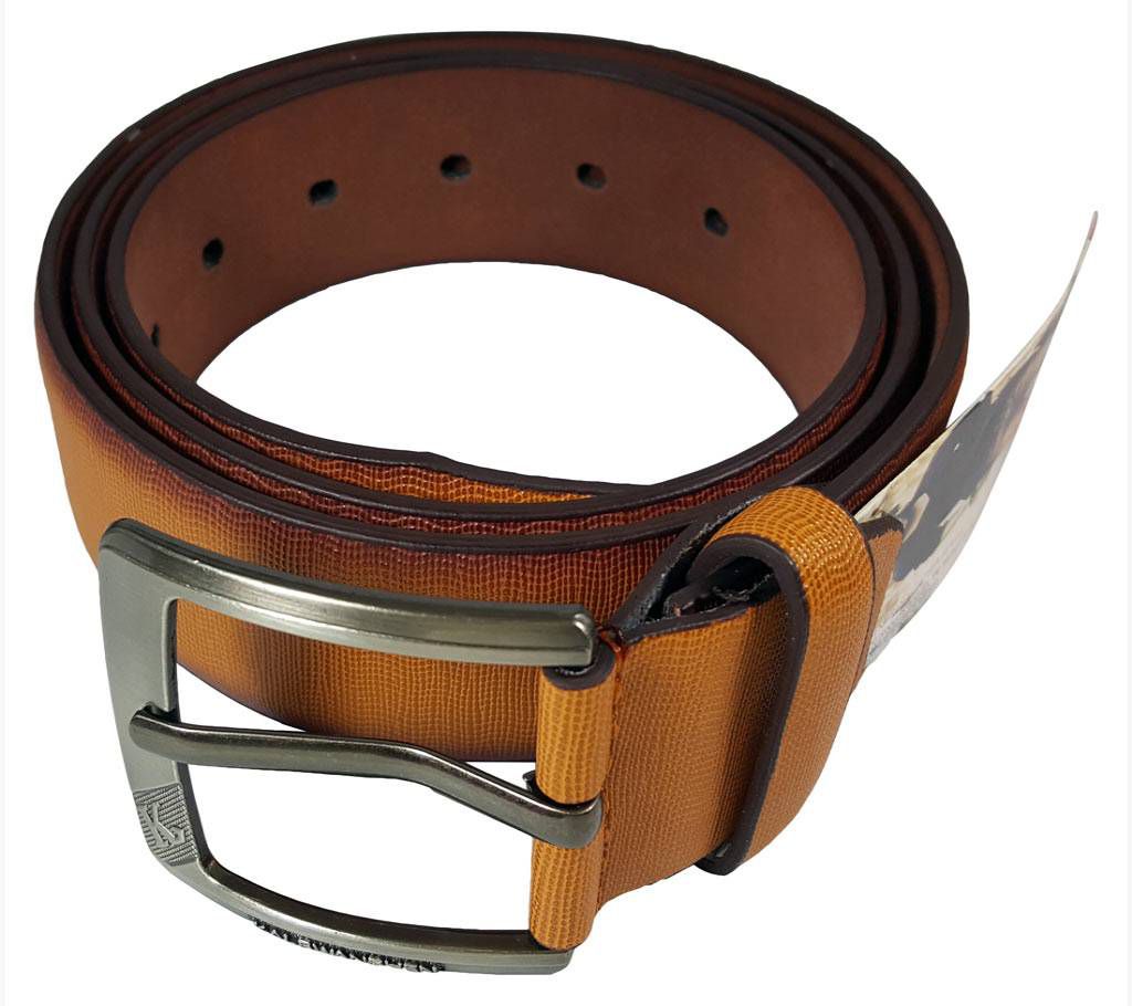 Brown Genuine Lather Belt for Men