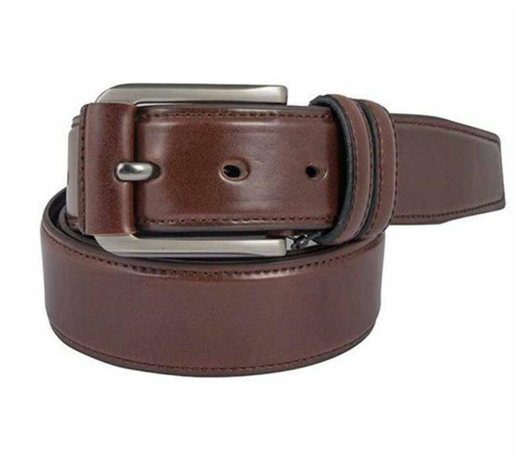 Chocolate Leather Belt for Man