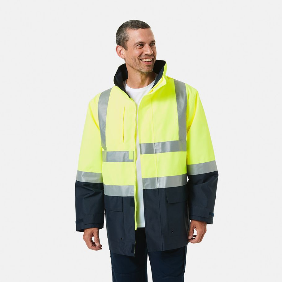 Workwear Hi-Visibility Wet Weather Jacket