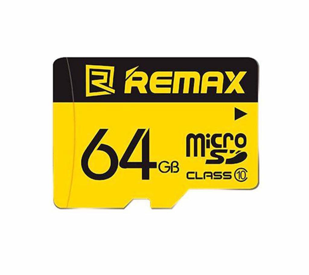 Remax 64GB Class 10 TF Micro SD Memory Card
