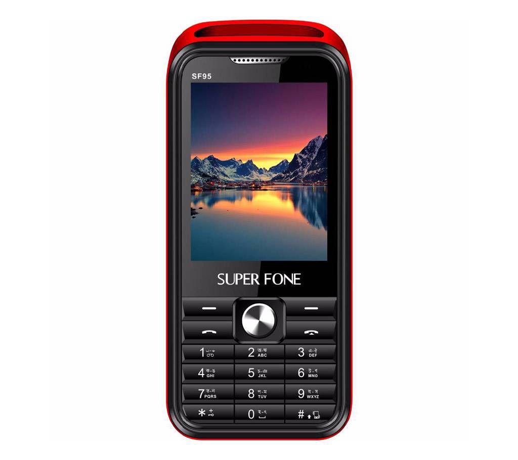 SUPER FONE SF95 BLACK RED (Music Phone)