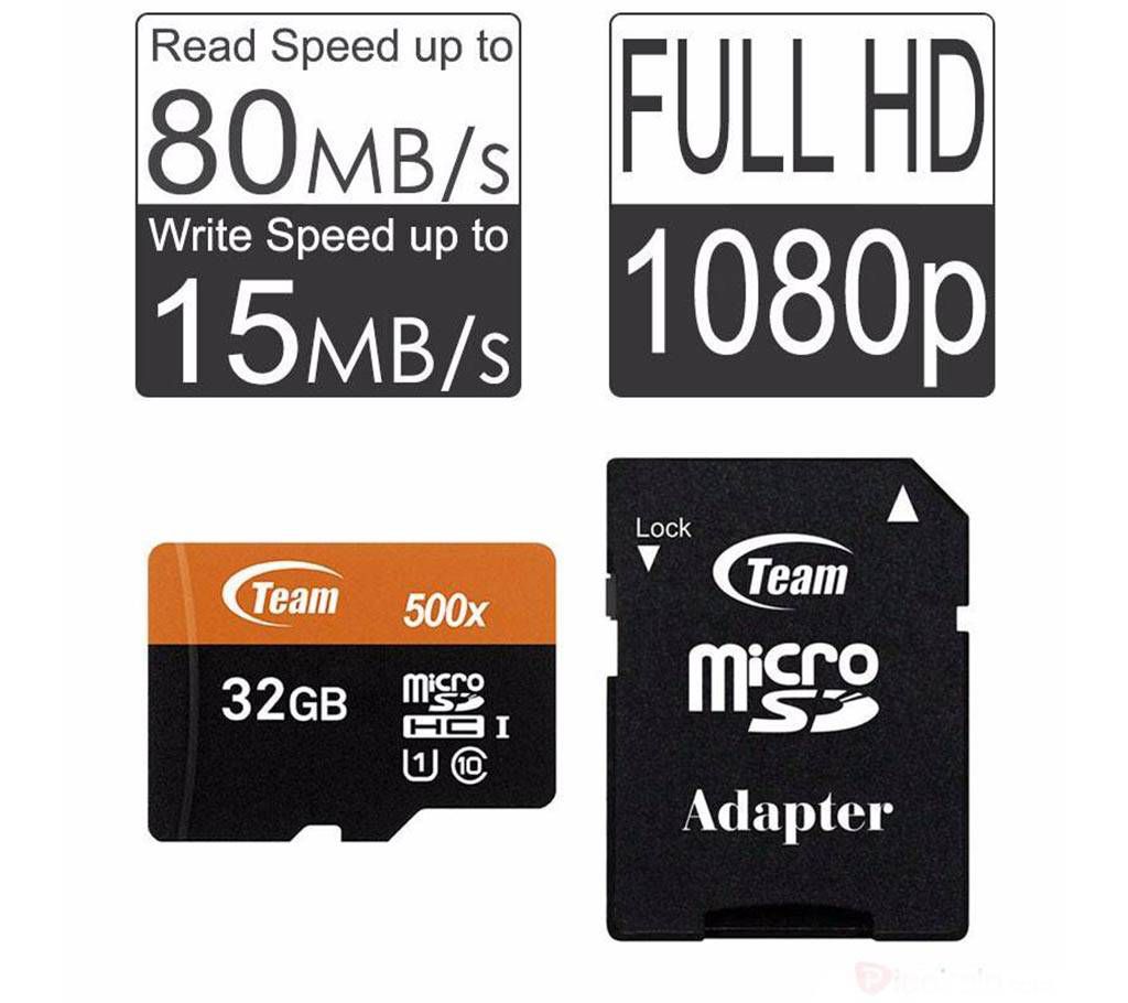 Team 32GB micro SD Memory Card 32 GB