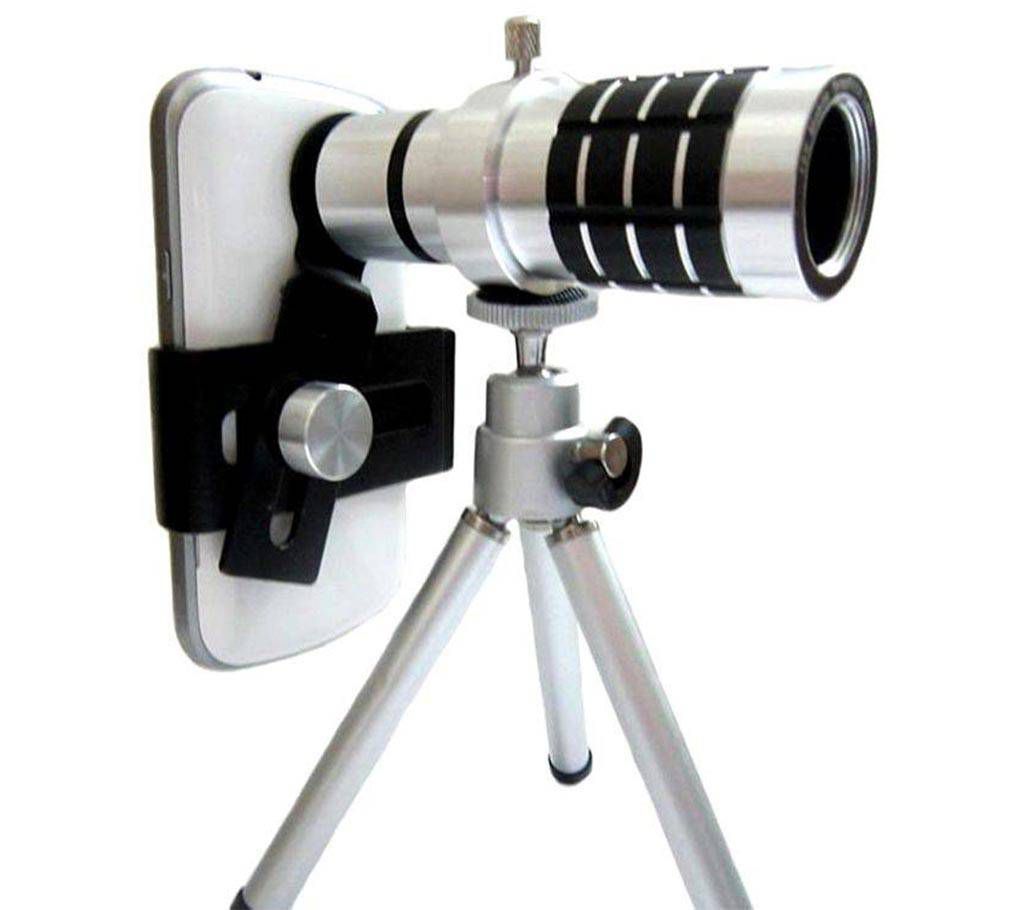 Universal 12X Zoom Telescope Camera Lens