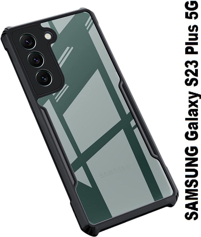 GDBUY Back Cover for SAMSUNG Galaxy S23 Plus, SAMSUNG Galaxy S23 Plus 5G  (Transparent, Grip Case, Silicon, Pack of: 1)