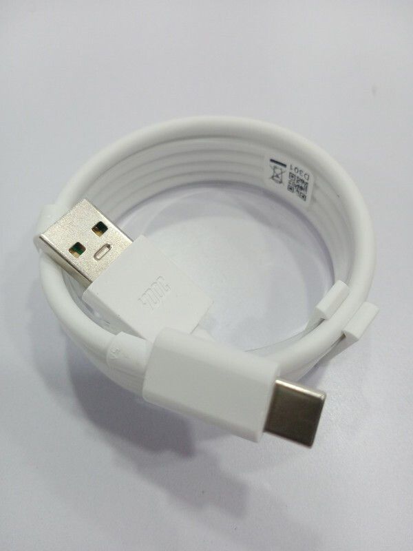 AIZIAN USB Type C Cable 6.5 A 1.00223999999997 m Copper Braiding 65 watt data cable type c  (Compatible with data cable type c to type c, White, One Cable)