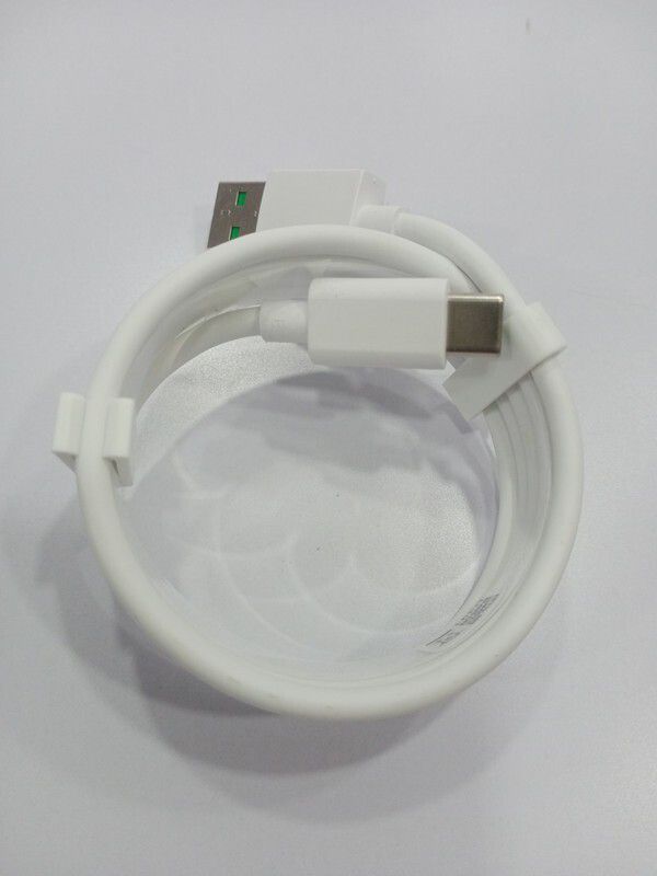 NUKAICHAU USB Type C Cable 6.5 A 1.00142999999998 m Copper Braiding Quick Fast Charging Type C Data Cable 6.5 A 1.05 m USB Type C Cable  (Compatible with c type data cable for mobile samsung, White, One Cable)