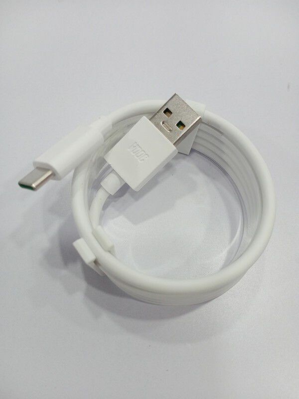Muhoort USB Type C Cable 6.5 A 1.00394999999995 m Copper Braiding mi charger usb cable type c  (Compatible with 65W DART/WARP/VOOC/DASH TYPE C USB C CABLE, White, One Cable)