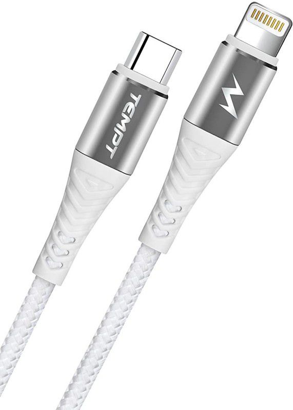 Cosmic Type C to Lightening 1 m Lightning Cable  (Compatible with All Vivo, Oppo, Samsung, Gionee, Mi, Vivo, One Plus and Boat, White)
