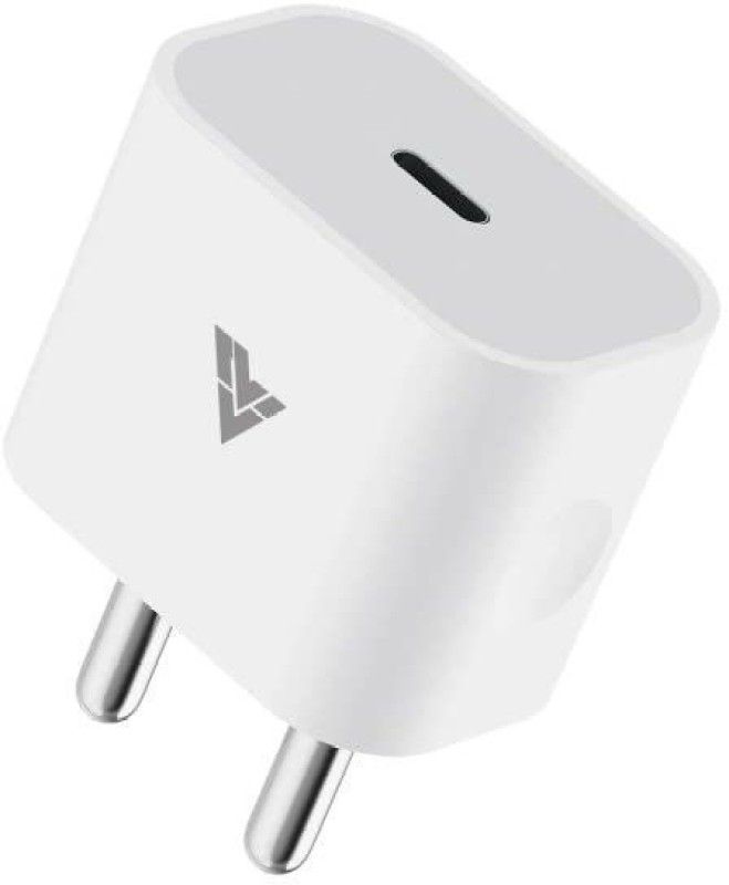 A001 4 A Multiport Mobile Charger with Detachable Cable  (White)