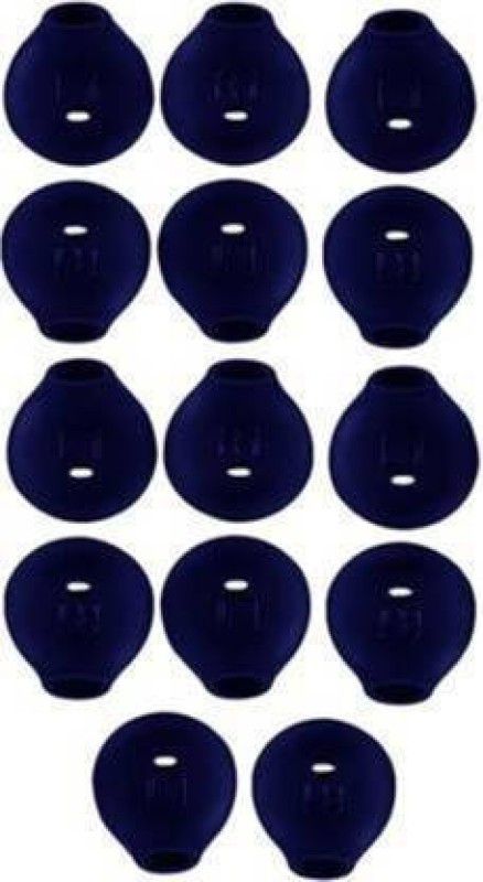 Pitambara 14 Pcs ( 7 Sets) S6 Blue earbuds, Eartips Anti-Slip Silicone Replacement Ear Tips fo S 6 In The Ear Headphone Cushion  (Pack of 14, Blue) In The Ear Headphone Cushion  (Pack of 14, Black)