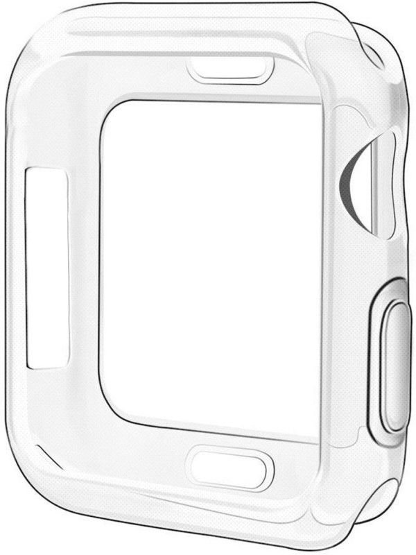 AirCase Front & Back Case for Apple iWatch 44 mm, 42mm, Series 6/ SE/ 3/ 5/ 4  (Transparent)