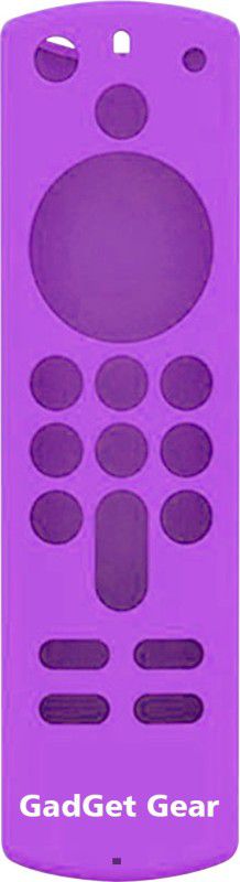 Gadget Gear Front & Back Case for Firestick 4K / TV 2nd Gen/ 3rd Gen Remote Cover (Purple)  (Purple, Silicon)