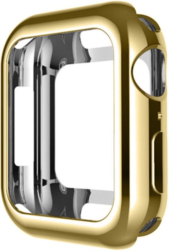 AirCase Front & Back Case for Apple iWatch 40 mm, 38mm, Series 6/ SE/ 3/ 5/ 4  (Gold, Pack of: 1)