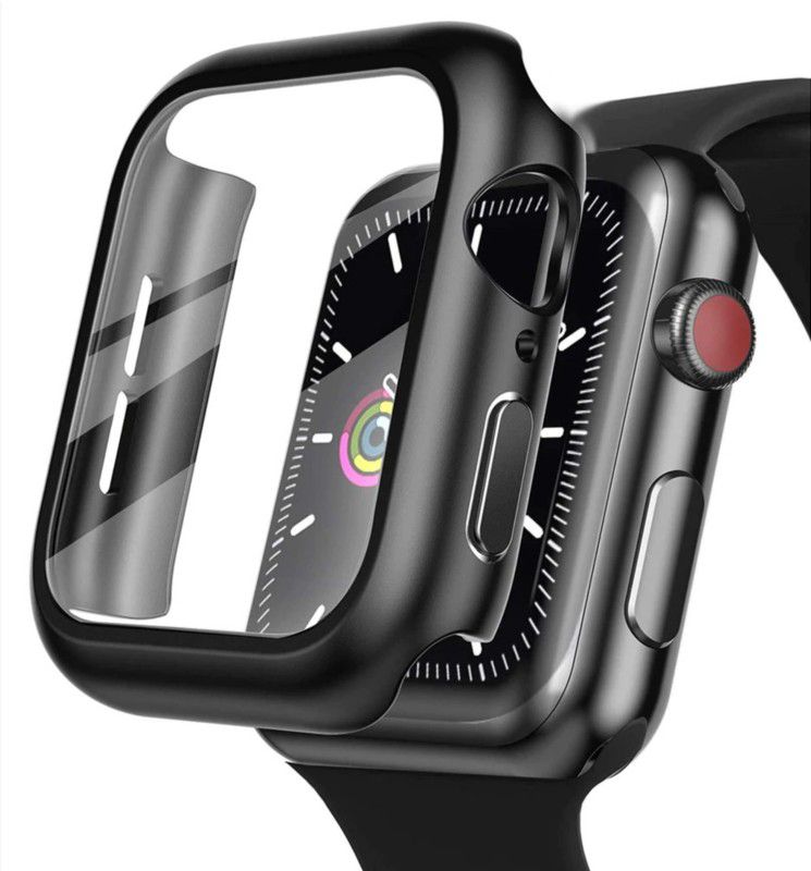 TOPQ Bumper Case for Apple iWatch series 1/2/3/4/5/6/SE  (Black, Dual Protection)