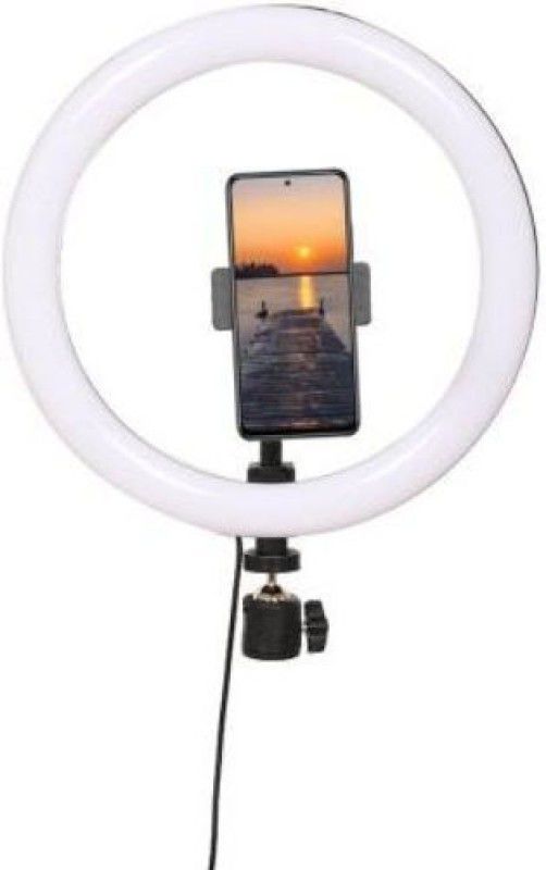 SYARA AZJ_657Y 8 Inch Ring Light New Selfie Flash Ring Light||Mobile Selfie Flash Light||Led Camera Photography for Smartphone, Studio, Musically, Tiktok, You Tube, Make up, Live Streaming Ring Flash Ring Flash  (White)