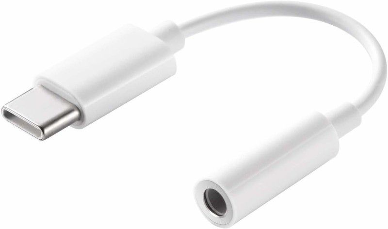 stylie modern Alternatives White USB Type-C to 3.5mm Stereo Audio Headphone Jack Phone Converter  (Android, iOS)