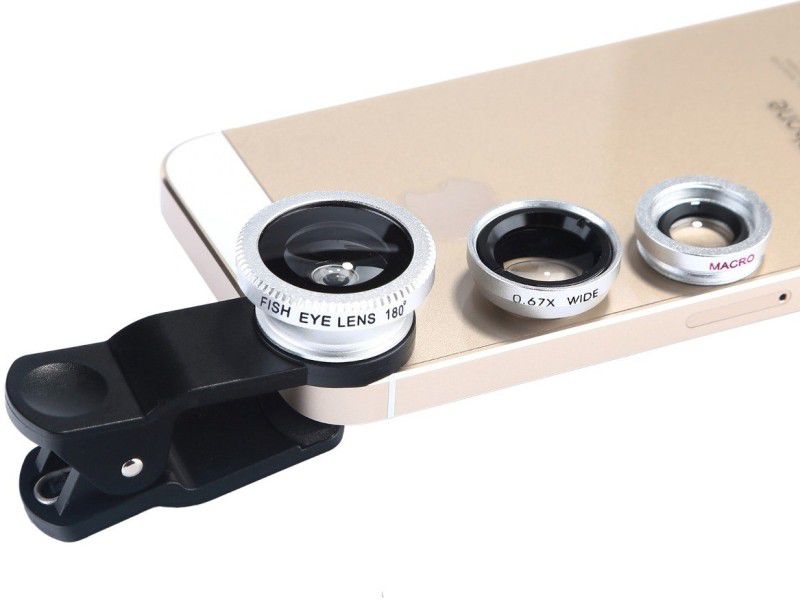 KKRINTERNATIONAL Universal 3 in 1 Mobile Lens For Micromax Canvas Nitro A310 Mobile Phone Lens