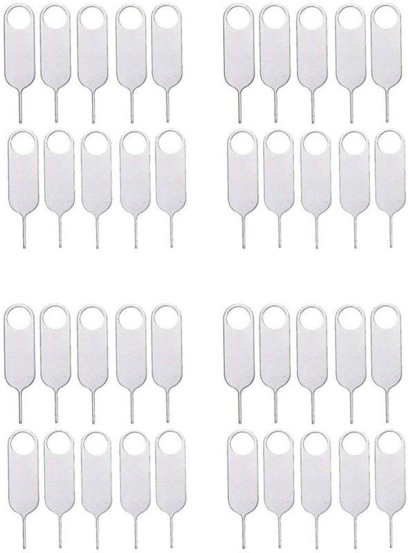 BBS PRO ( Pack of-40 pcs) SIM-Card-Tray-Open-Eject-Pin-Removal-Tool-Needle-Opener-Ejector-for-All-Phones- Sim Adapter (Steel) Sim Adapter  (steel)