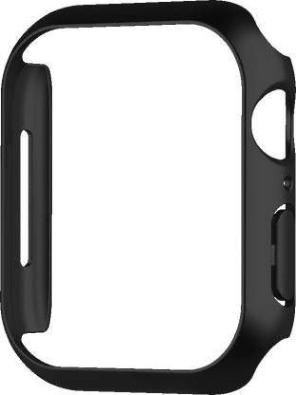 JBJ Bumper Case for Apple iwatch 42mm Series 3 Hard Bumper With Built-in Tempered Glass Watch Case (ONLY CASE )  (Black, Transparent, Grip Case, Pack of: 1)