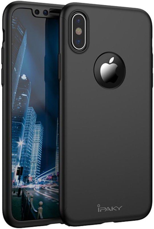 IPAKY Back Cover for Apple iPhone X, Apple iPhone XS  (Black)