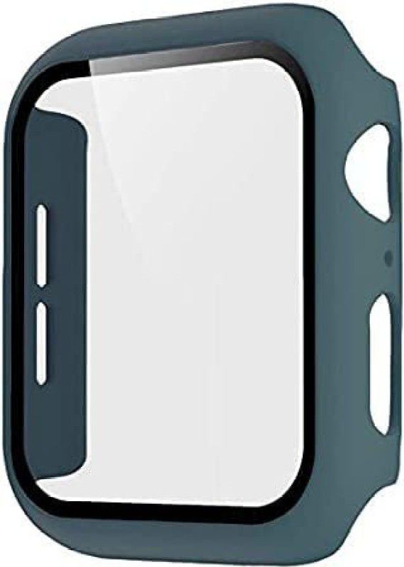 EATERA Bumper Case for Apple Watch Series 6/SE/5/4 40mm,Case with 9H Hardness Screen Guard-Dark Green  (Green, Hard Case, Pack of: 1)
