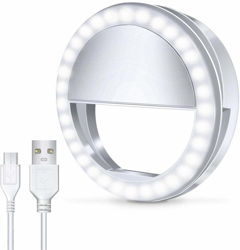 Buy Genuine Selfie Ring Light 36 LED Flash Light/Universal Accessories/Portable for Mobile Desktops Laptops Ring Flash  (Multicolor)