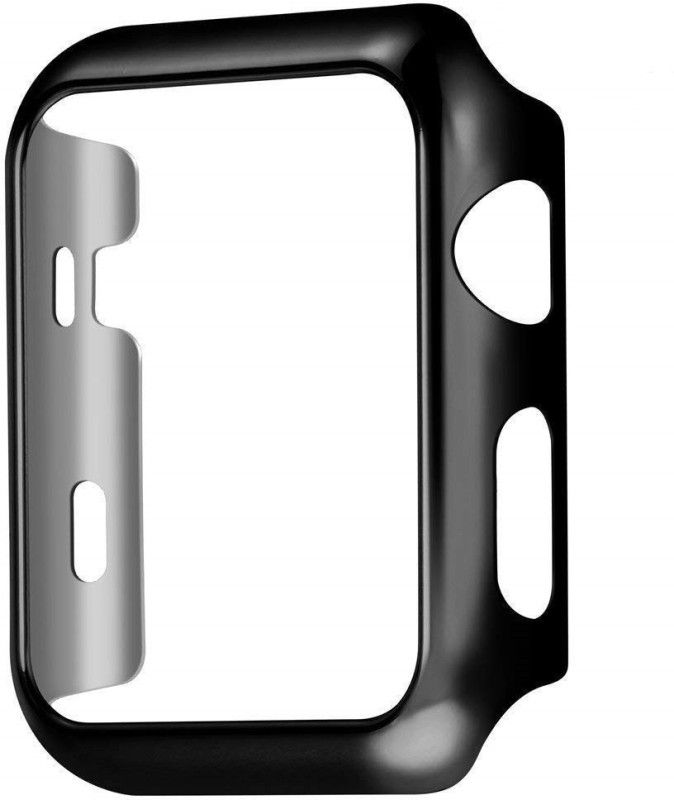 KHR Bumper Case for Bumper Case Cover for Apple Watch 40MM Series 4 Thin PC Plating Protection  (Black, Hard Case, Pack of: 1)